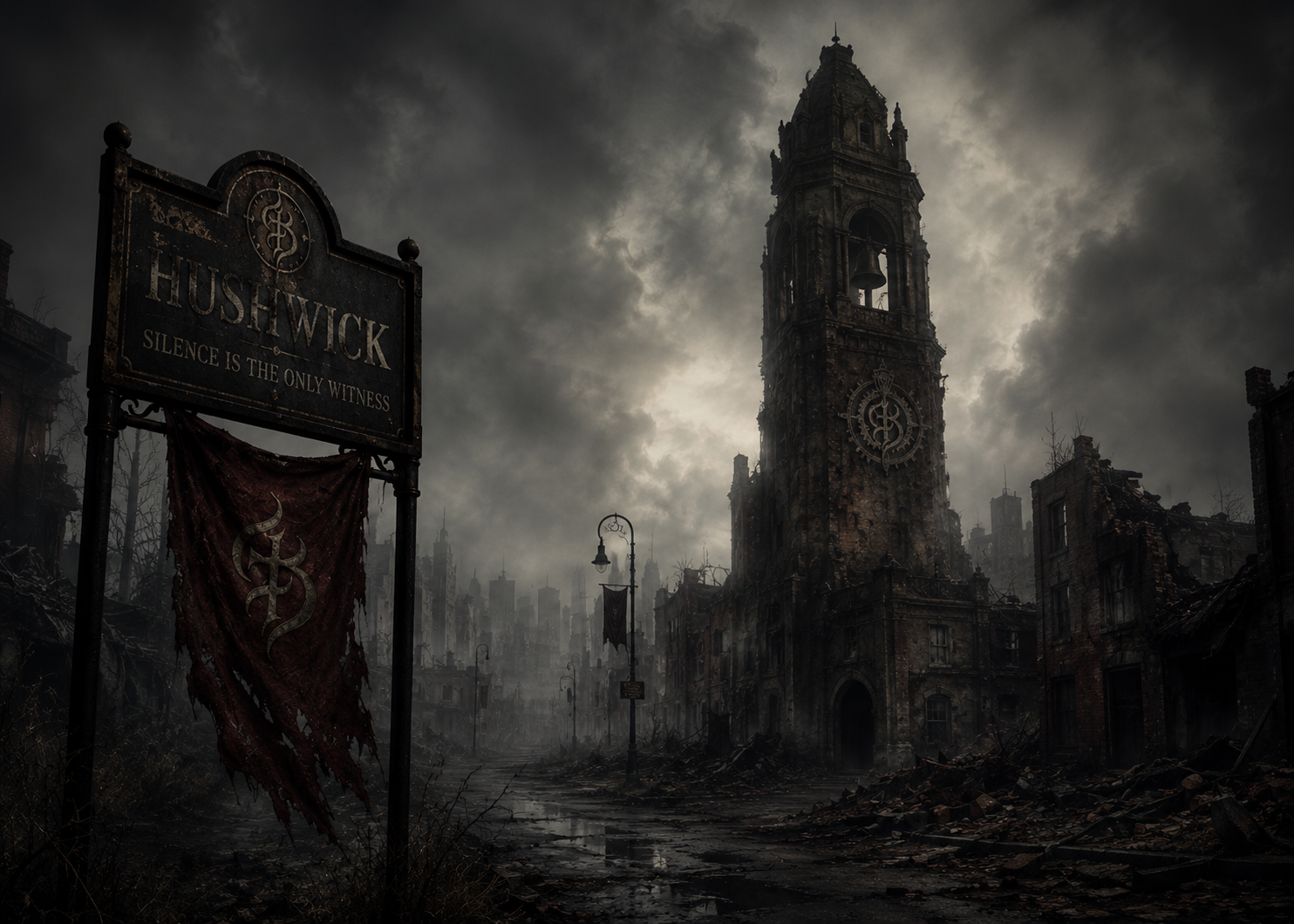 Whispers of Hushwick event art.